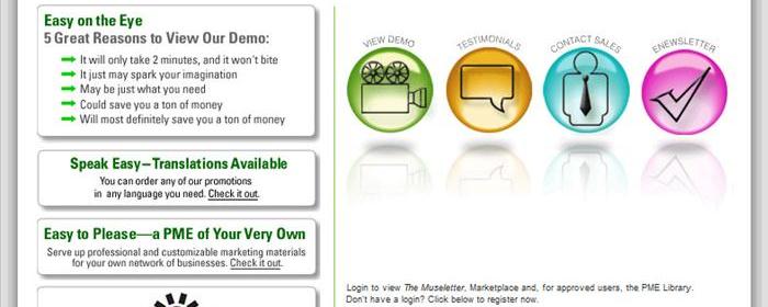 Promotions Made Easy marketing materials storefront
