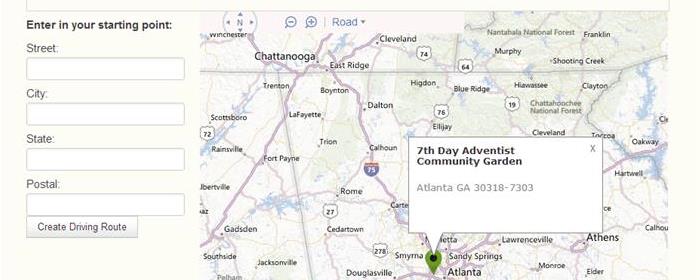 Local Food Guide search results
